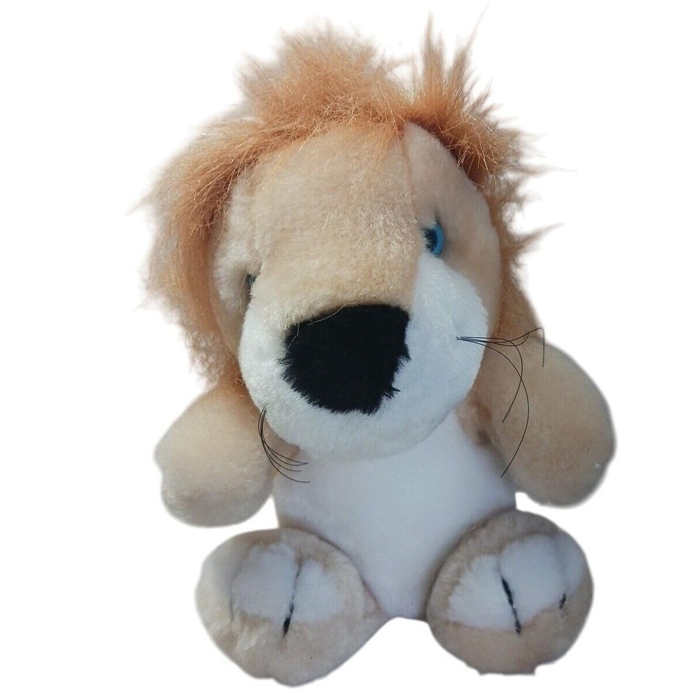 Cloud 9 Plush Sitting Lion 9" Dan Brechner &‎ Co Stuffed Animal Plastic Eyes